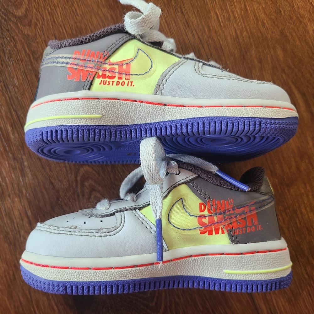 Nike Air Force One Kids LVB Dunk It Smash Sz 5C CU1030-001